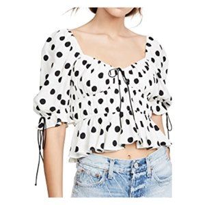 FOR LOVE AND LEMONS Polkadot Top